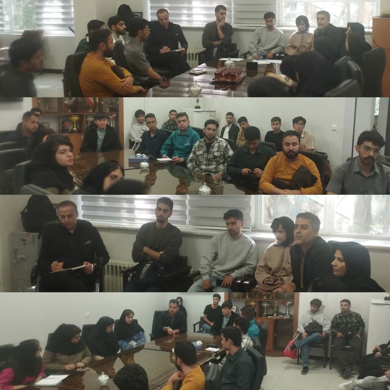 جلسه هماهنگی، تعامل و هم افزایی، اداره تربیت بدنی دانشگاه اصفهان با رابطین ورزشی دانشکده‌های دانشگاه، در دو بخش دانشجویان دختر و پسر، در اداره تربیت بدنی دانشگاه اصفهان برگزار گردید.