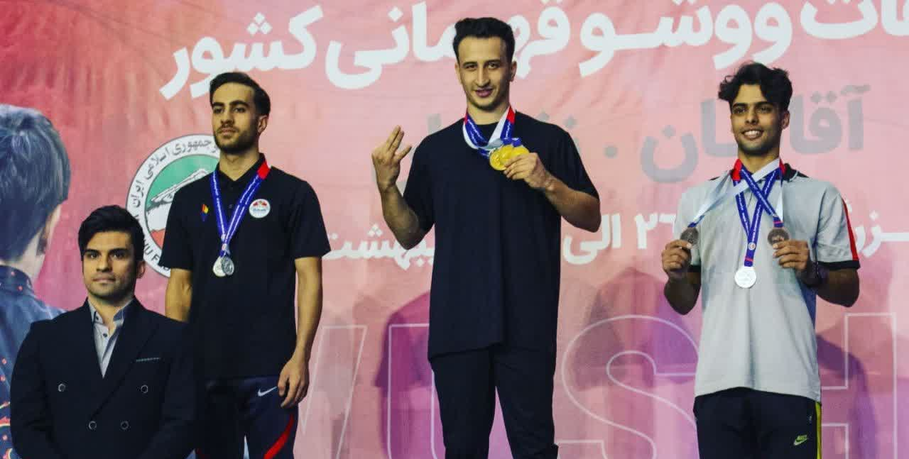 کسب 3 مدال طلا توسط دانشجوی ورزشکار دانشگاه اصفهان آقای مهدی خانی رشته ووشو بخش تالو در مسابقات انتخابی تیم ملی 